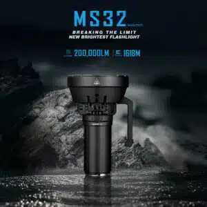 Imalent MS32, 200 000lm, 1618m Throw, Brightest Flashlight