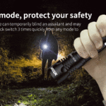 XTAR B20 1200LM 240m Throw Sports Flashlight Set Rechargeable