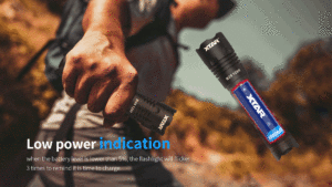 XTAR B20 1200LM 240m Throw Sports Flashlight Set Rechargeable