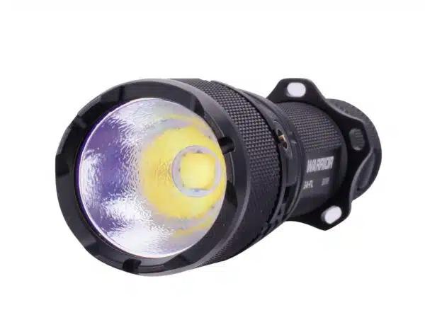 OPEN BOX Powertac Warrior G4-FL 4200 Lumen 214m Wide Beam Tactical Flashlight - Image 6