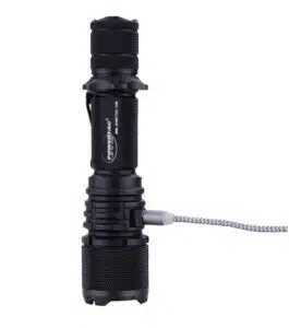 OPEN BOX Powertac Warrior G4-FL 4200 Lumen 214m Wide Beam Tactical Flashlight