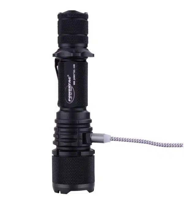OPEN BOX Powertac Warrior G4-FL 4200 Lumen 214m Wide Beam Tactical Flashlight - Image 9
