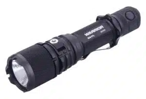 OPEN BOX Powertac Warrior G4-FL 4200 Lumen 214m Wide Beam Tactical Flashlight