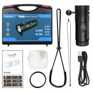TrustFire DF90 15000 Lumen 168m Diving Flashlight