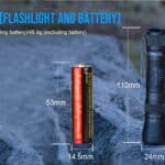 TrustFire L2PRO 1100 Lumens Tactical Flashlight with 242m Throw