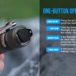 TrustFire L2PRO 1100 Lumens Tactical Flashlight with 242m Throw
