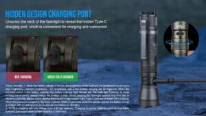 TrustFire L2PRO 1100 Lumens Tactical Flashlight with 242m Throw