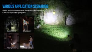 TrustFire L2PRO 1100 Lumens Tactical Flashlight with 242m Throw