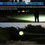 TrustFire E6 1500 Lumens Zoomable Flashlight with 550m Throw