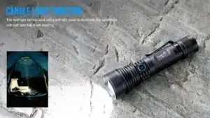 TrustFire E6 1500 Lumens Zoomable Flashlight with 550m Throw
