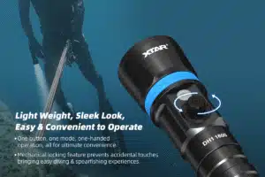 XTAR Hunter DH1 1600 Lumens Dive Light for Spearfishing