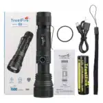TrustFire E6 1500 Lumens Zoomable Flashlight with 550m Throw