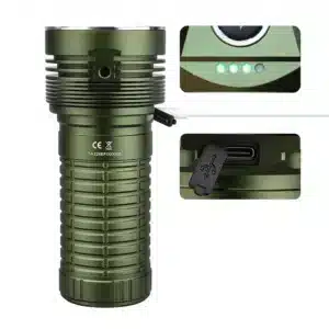 TrustFire TR-200 Flashlight - 20,000 Lumens, 500m Throw