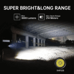 Sofirn SC29 3000 Lumen 142m Throw Rechargeable Flashlight with 21700 Battery