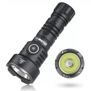 Wurkkos TS12 1350 Lumen 473m Throw Rechargeable Flashlight with 14500 Battery