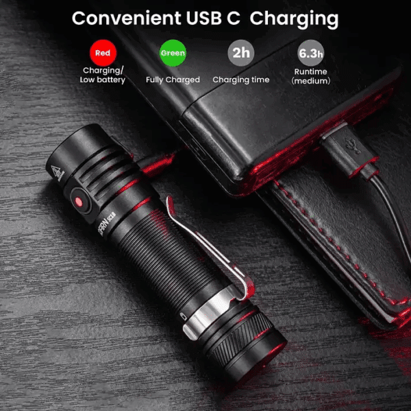 Sofirn SC18 1800 Lumen 217m Throw Rechargeable EDC Flashlight - Image 11