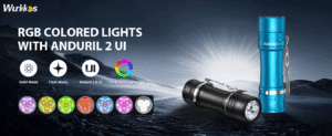Wurkkos TS10 Max 2500 Lumen 157m Throw Rechargeable Flashlight with 18650 Battery