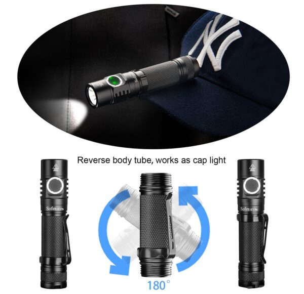Sofirn SC31 Pro 2000 Lumen 255m Throw Rechargeable Flashlight with 18650 Battery - Image 20