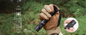 Wurkkos FC12C 1600 Lumen 332m Throw Rechargeable Flashlight with 18650 Battery
