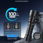 Wurkkos TS15 900 Lumen 401m Throw Rechargeable Mini Flashlight with 14500 Battery