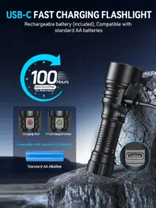 Wurkkos TS15 900 Lumen 401m Throw Rechargeable Mini Flashlight with 14500 Battery