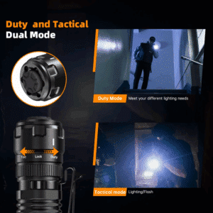 OPEN BOX Sofirn SK1 1300 Lumen 479m Throw Rechargeable Tactical Flashlight with 18650 Battery