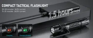 Wurkkos FC12C 1600 Lumen 332m Throw Rechargeable Flashlight with 18650 Battery