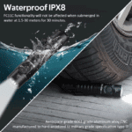 Wurkkos FC11C 1200 Lumen 155m Throw Rechargeable Flashlight with 18650 Battery