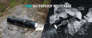 Wurkkos FC12C 1600 Lumen 332m Throw Rechargeable Flashlight with 18650 Battery
