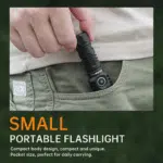 Wurkkos TS12 1350 Lumen 473m Throw Rechargeable Flashlight with 14500 Battery