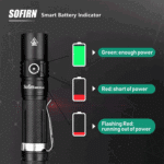 Sofirn SP31 V2.0 1200 Lumen 225m Throw Rechargeable Flashlight with 18650 Battery