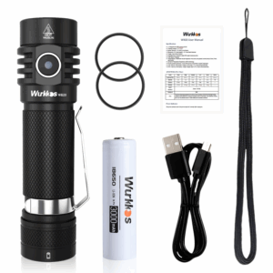 Wurkkos WK03 1800 Lumen 217m Throw Rechargeable EDC Flashlight
