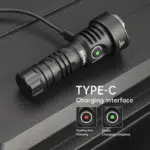 Wurkkos TS12 1350 Lumen 473m Throw Rechargeable Flashlight with 14500 Battery