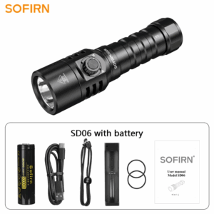 Sofirn SD06 3200 Lumen 472m Throw Rechargeable Diving Flashlight with 21700 Battery