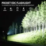 Wurkkos TS15 900 Lumen 401m Throw Rechargeable Mini Flashlight with 14500 Battery