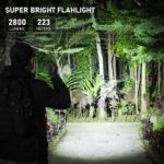 Sofirn SC28 2800 Lumen 223m Throw Rechargeable Flashlight with 21700 Battery