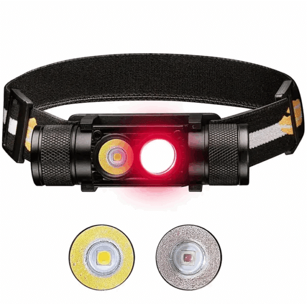 Wurkkos H25LR 500 Lumen 100m Throw Rechargeable Headlamp with 18650 Battery - Image 3