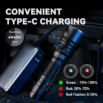 Sofirn SK40 3200 Lumen 580m Throw Rechargeable Tactical Flashlight with 21700 Battery