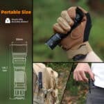 OPEN BOX Sofirn SK1 1300 Lumen 479m Throw Rechargeable Tactical Flashlight with 18650 Battery