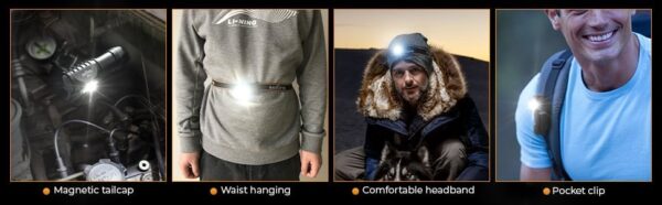 Sofirn HS10 1100 Lumen 129m Throw Rechargeable Headlamp with 18650 Battery - Image 4