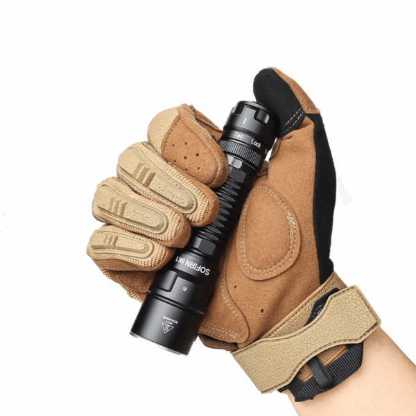 OPEN BOX Sofirn SK1 1300 Lumen 479m Throw Rechargeable Tactical Flashlight with 18650 Battery - Image 6