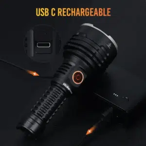 OPEN BOX -Wurkkos TS30S Pro 6000 Lumen 1065m Throw Rechargeable Flashlight with 21700 Battery