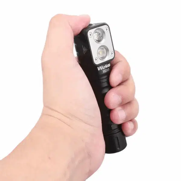 OPEN BOX Wurkkos HD15 2000 Lumen 151m Throw Rechargeable Headlamp with 18650 Battery - Image 4