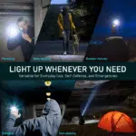Wurkkos FC12C 1600 Lumen 332m Throw Rechargeable Flashlight with 18650 Battery