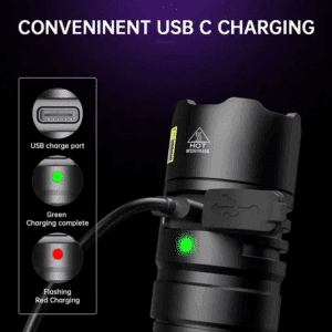 Sofirn SF16UV 365nm UV 10m Throw Rechargeable Flashlight with 18650 Battery