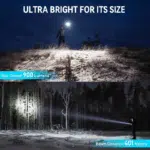Wurkkos TS15 900 Lumen 401m Throw Rechargeable Mini Flashlight with 14500 Battery