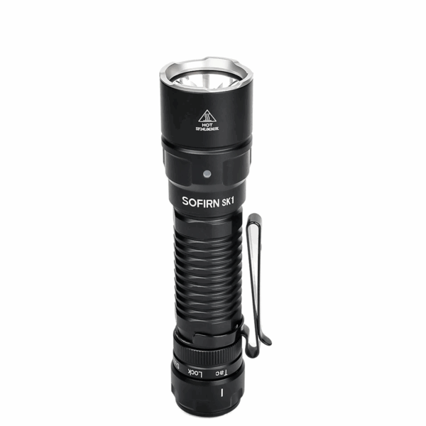 OPEN BOX Sofirn SK1 1300 Lumen 479m Throw Rechargeable Tactical Flashlight with 18650 Battery - Image 7