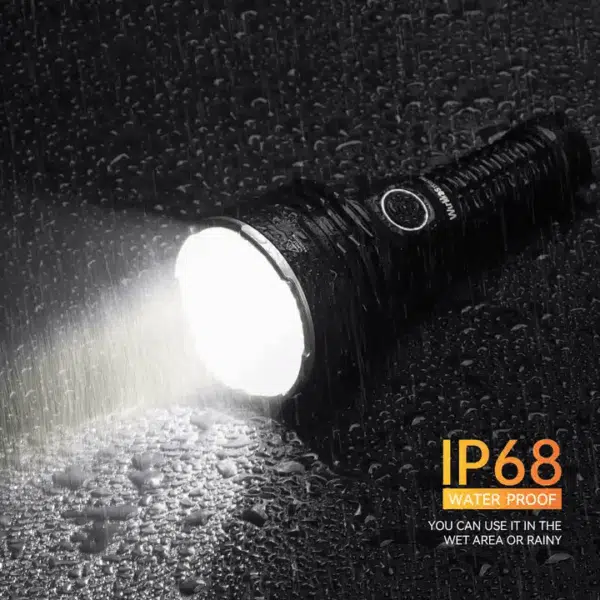 OPEN BOX -Wurkkos TS30S Pro 6000 Lumen 1065m Throw Rechargeable Flashlight with 21700 Battery - Image 5