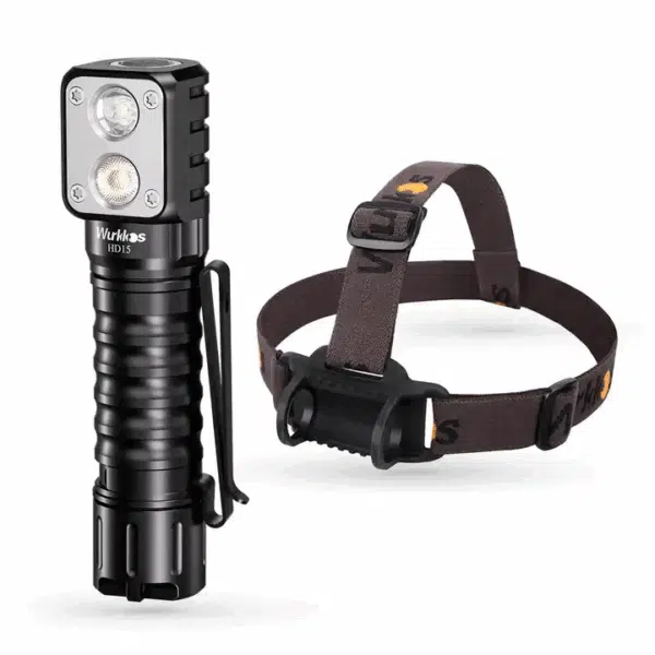 OPEN BOX Wurkkos HD15 2000 Lumen 151m Throw Rechargeable Headlamp with 18650 Battery - Image 5