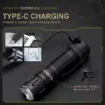 Sofirn SC33 5200 Lumen 327m Throw Rechargeable Flashlight with 21700 Battery